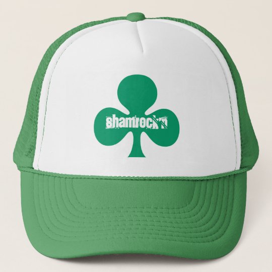 セントパトリックの日のシャムロックのshamrock Nの緑の帽子 キャップ Zazzle Co Jp