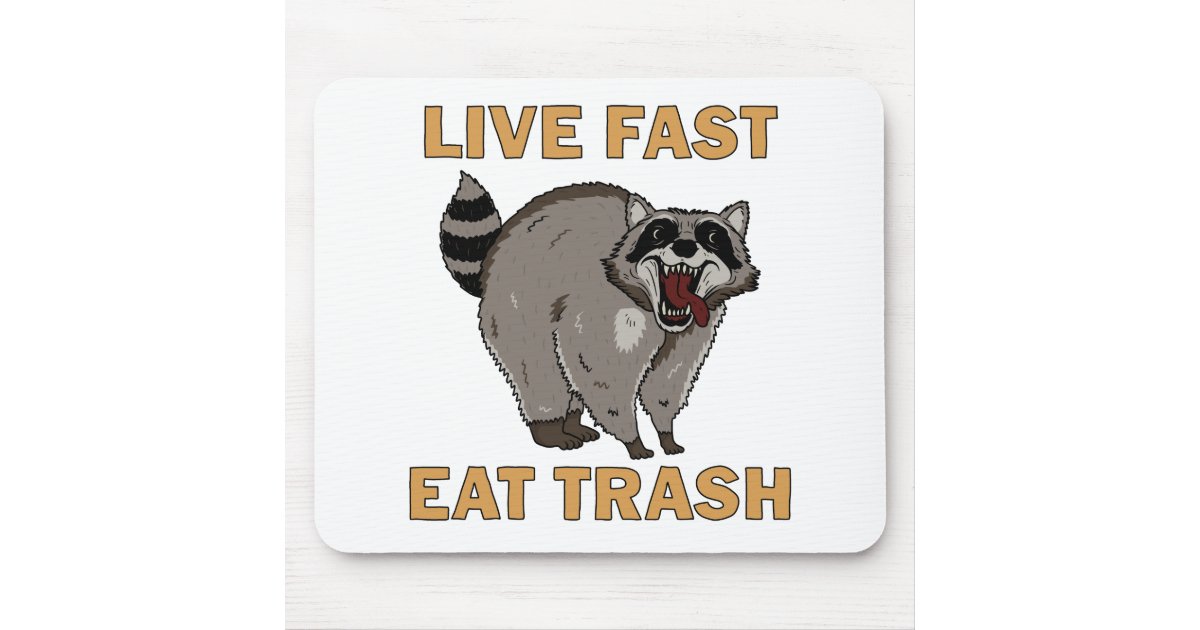 タヌキ-高速生食べ活ゴミ マウスパッド | Zazzle.co.jp