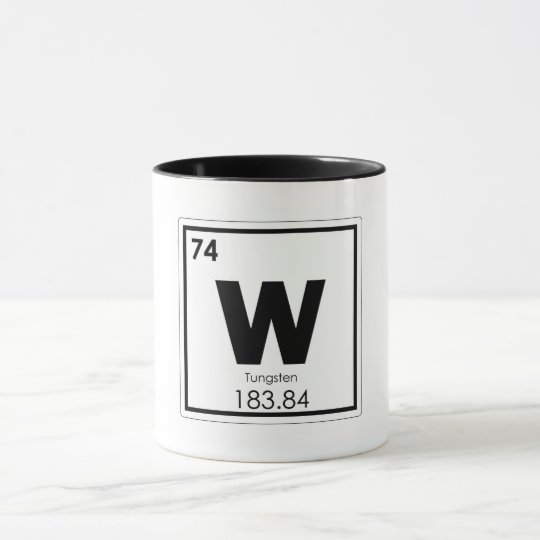 タングステンの元素の記号化学方式 マグカップ Zazzle Co Jp タングステンの元素の記号化学方式 マグカップ Zazzle Co Jp