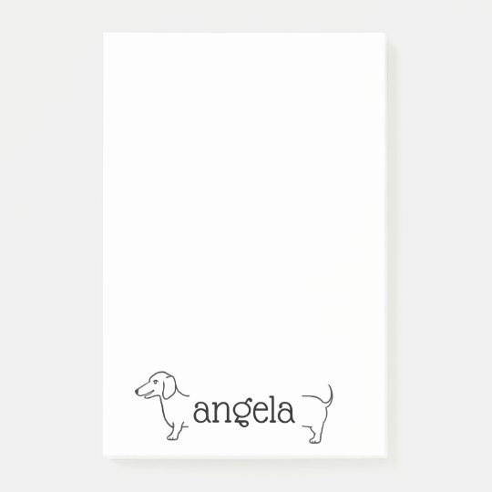 ダクシュンド ド縁どッグ 名前をカスタムするテンプレート ポストイット Zazzle Co Jp ダクシュンド ド縁どッグ 名前をカスタムするテンプレート ポストイット Zazzle Co Jp