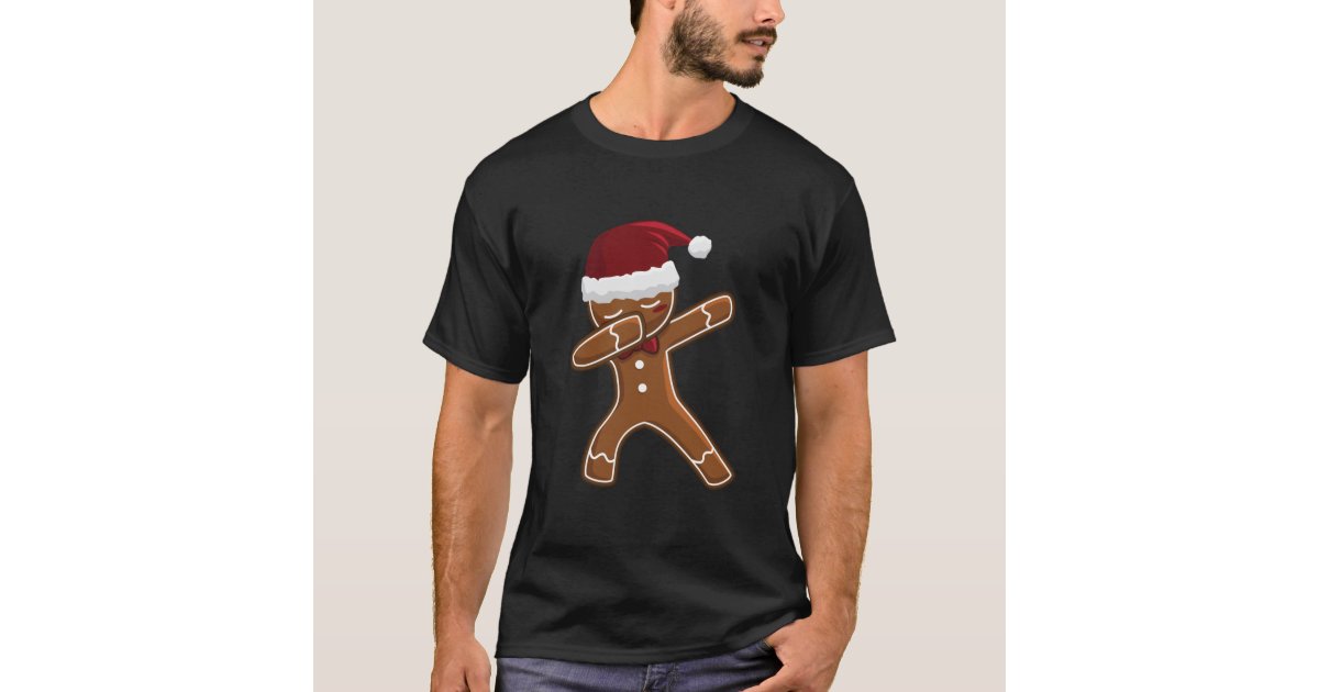 ダビングジンジャーパンdabポーズクリスマス4902png4902 Tシャツ Zazzle Co Jp