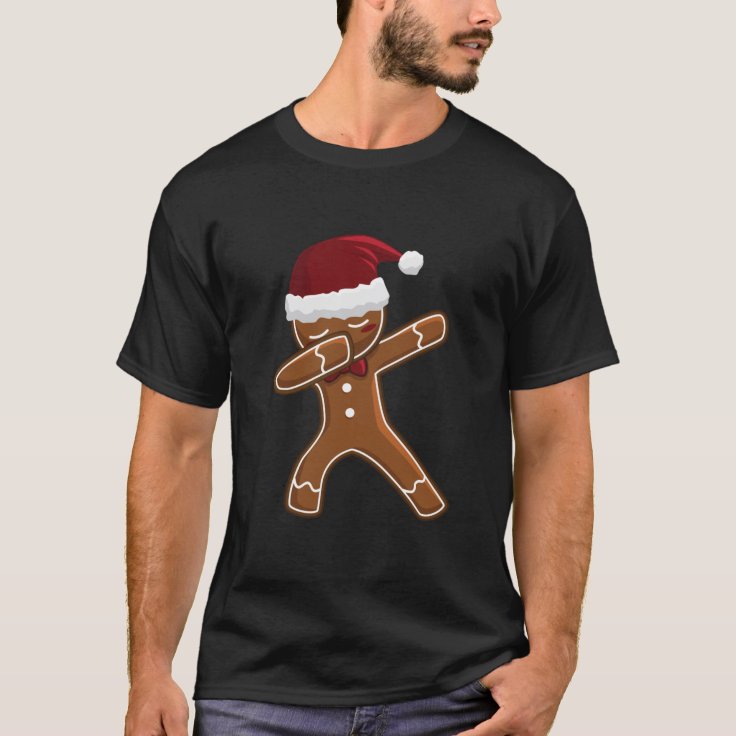 ダビングジンジャーパンdabポーズクリスマス4902png4902 Tシャツ Zazzle Co Jp