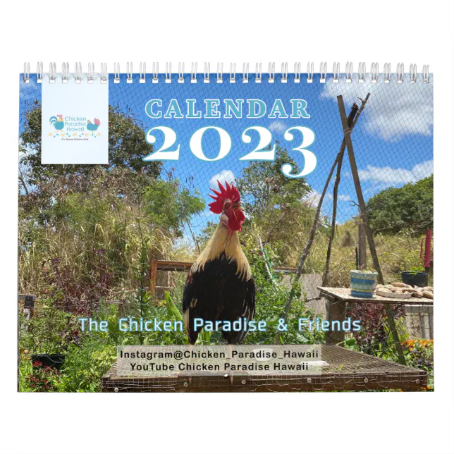 チキンパラダイスハワイカレンダー2023 カレンダー