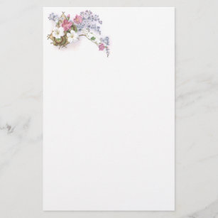 ベゴニア 横長便箋 Zazzle Co Jp