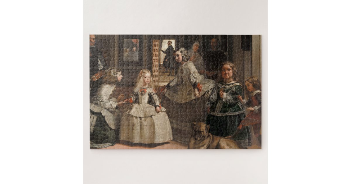 ディエゴ ロドリゲス デ シルバ ベラスケス ラス メニナス ジグソーパズル Zazzle Co Jp