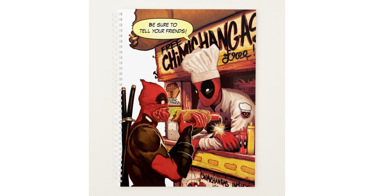 デッドプールチミチャンガトラップ プランナー手帳 Zazzle Co Jp