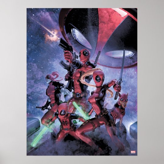 デッドプール隊宇宙 ポスター Zazzle Co Jp