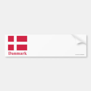 デンマーク 旗バンパーステッカー カーマグネット Zazzle Co Jp