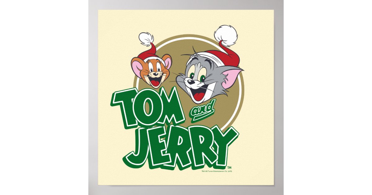 トムとジェリー ホリデー ロゴ ポスター Zazzle Co Jp