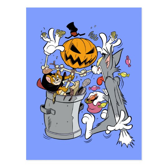 トム ジェリー トムにブー ポストカード Zazzle Co Jp