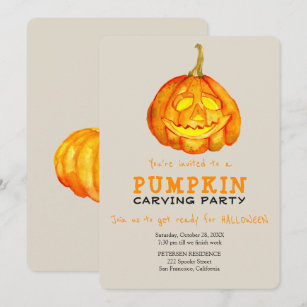 ハロウィンパーティー招待状 Zazzle Co Jp