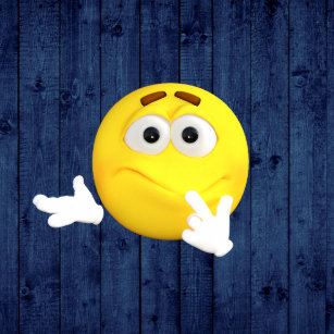 顔 文字 文字壁時計 Zazzle Co Jp