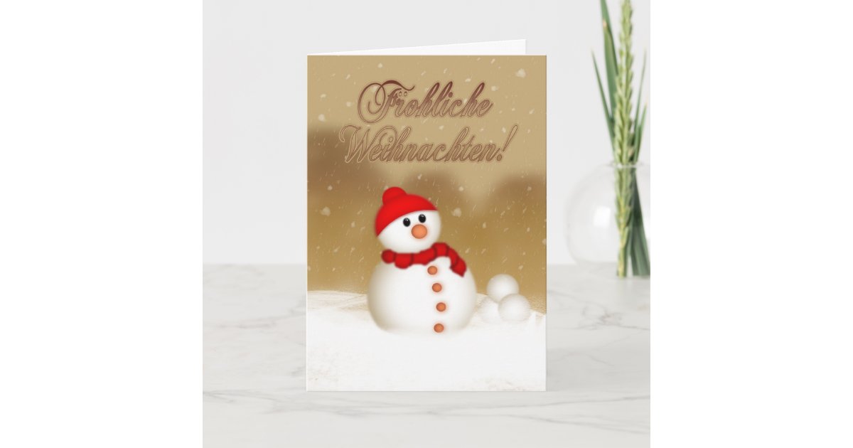 ドイツのクリスマスカード Gesegnete Weihnachtenのund シーズンカード Zazzle Co Jp
