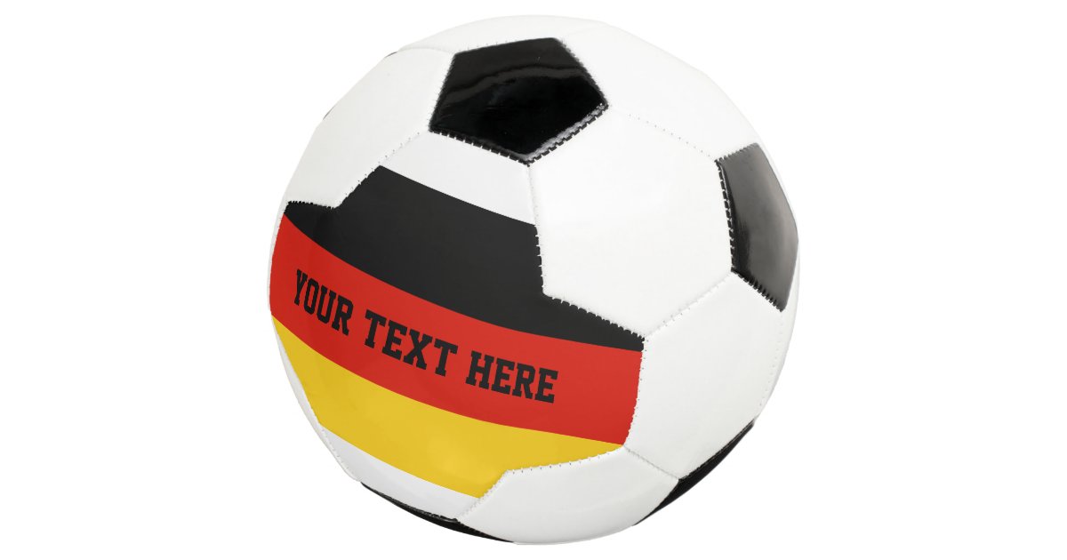 ドイツカスタムの国旗を持つサッカーボールの贈り物 サッカーボール Zazzle Co Jp