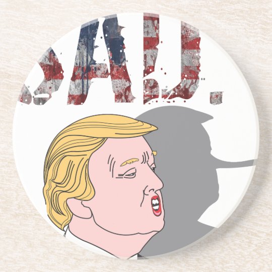 ドナルド トランプおもしろいで皮肉な反大統領 コースター Zazzle Co Jp