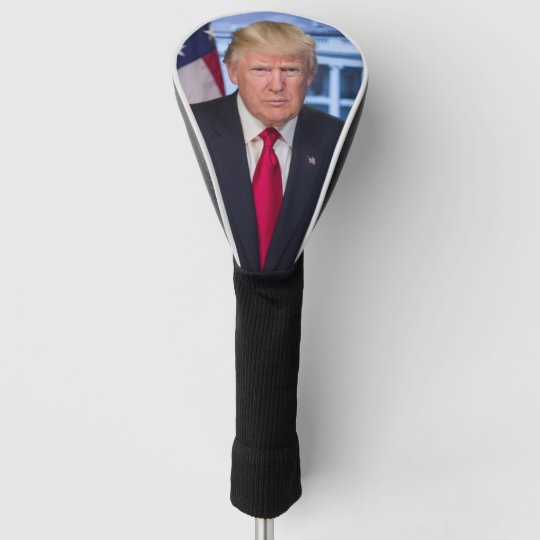 ドナルド トランプ オフィシャル 大統領のポートレート ゴルフヘッドカバー Zazzle Co Jp