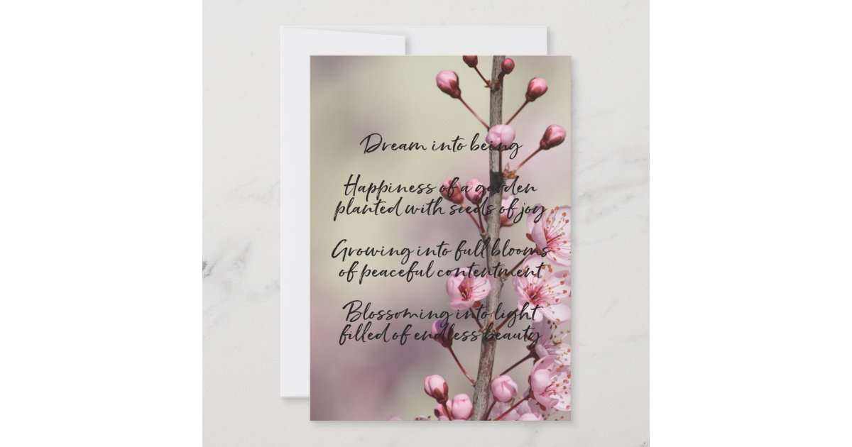 ドリームポエムさくらんぼ花咲き花 Zazzle Co Jp