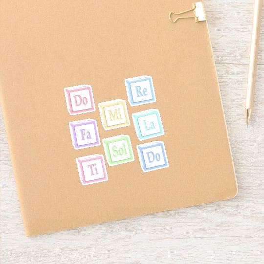 ドレミファソルラティドミュージカルベビーブロック シール Zazzle Co Jp ドレミファソルラティドミュージカルベビーブロック シール Zazzle Co Jp