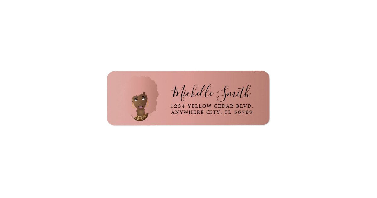 ナチュラル美しい ピンクアフロ ピンク 茶色の背景 ラベル Zazzle Co Jp ナチュラル美しい ピンクアフロ ピンク 茶色の背景 ラベル Zazzle Co Jp