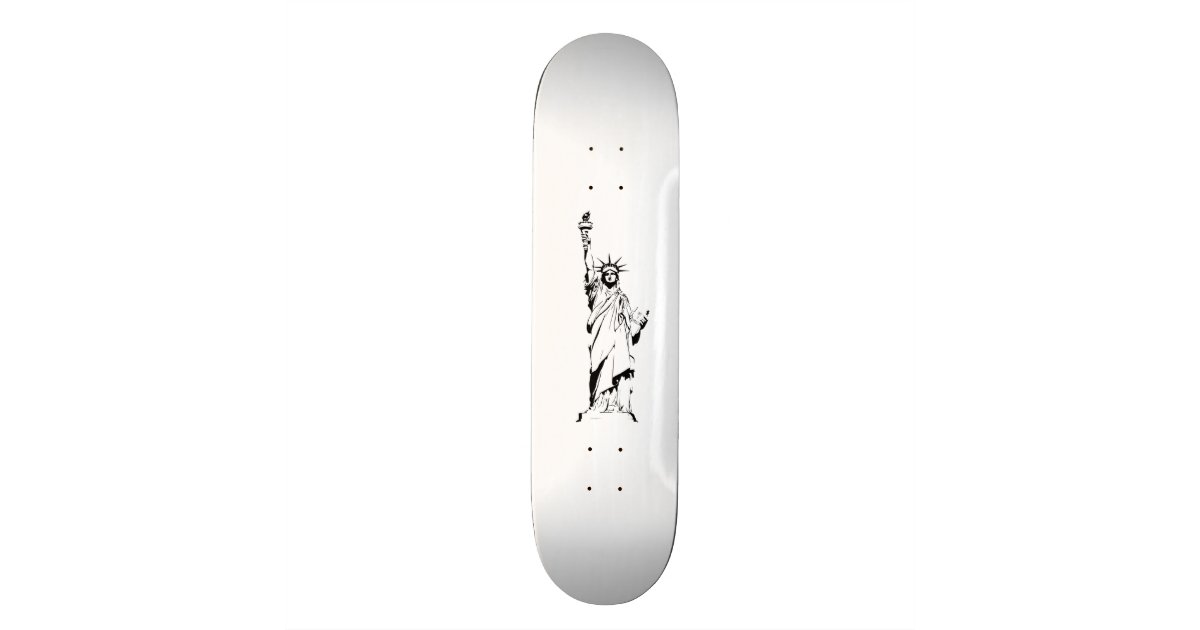 ニューヨークの自由の女神 スケートボード Zazzle Co Jp