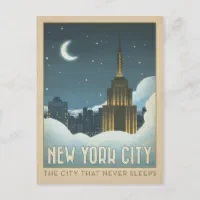 ニューヨーク市 |眠らない街 ポストカード | Zazzle.co.jp