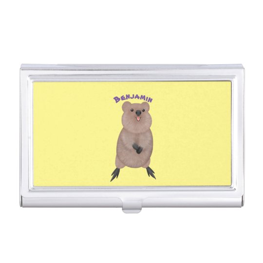 ハッピースマイルカットクッカアニメデザイン 名刺入れ Zazzle Co Jp