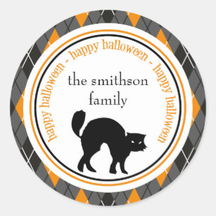 こうもり 猫シール Zazzle Co Jp