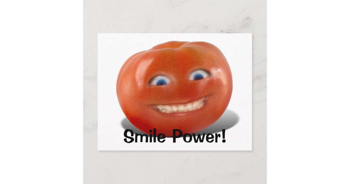 ハッピー顔スマイルトマト ポストカード Zazzle Co Jp ハッピー顔スマイルトマト ポストカード Zazzle Co Jp