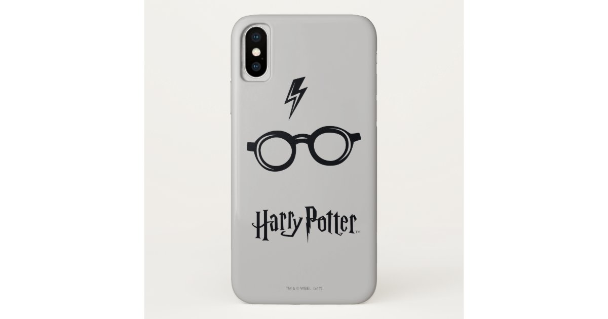 ハリー ポッターシリーズの綴り の稲妻傷およびガラス Case Mate Iphoneケース Zazzle Co Jp