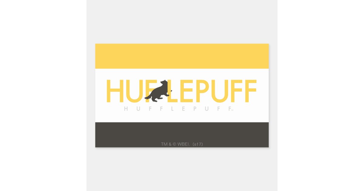 ハリー ポッターシリーズ Hufflepuffの家のプライドのロゴ 長方形シール Zazzle Co Jp ハリー ポッターシリーズ Hufflepuffの家のプライドのロゴ 長方形シール Zazzle Co Jp