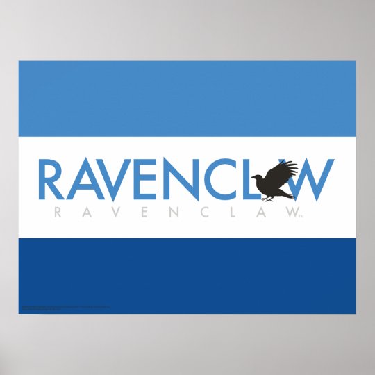 ハリー ポッターシリーズ Ravenclawの家のプライドのロゴ ポスター Zazzle Co Jp