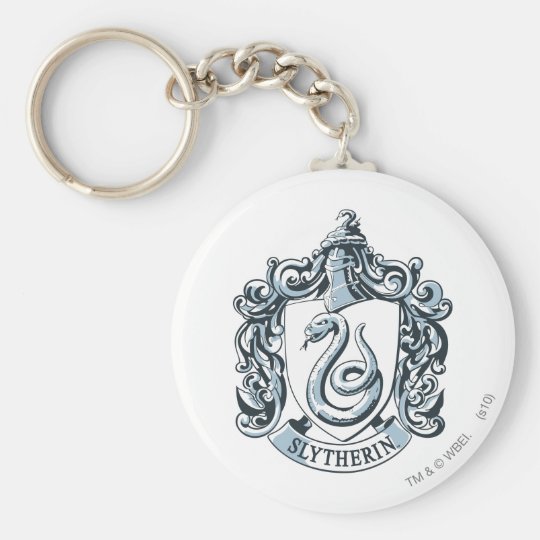 ハリー ポッターシリーズ Slytherinの頂上 淡青色 キーホルダー Zazzle Co Jp