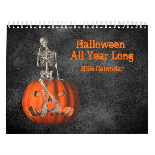 ハロウィン一年中16年 カレンダー Zazzle Co Jp