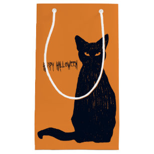 猫 シルエットペーパーバッグ Zazzle Co Jp