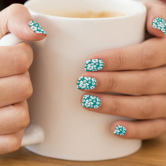 ハワイのハイビスカスの花模様 ネイルアート Zazzle Co Jp