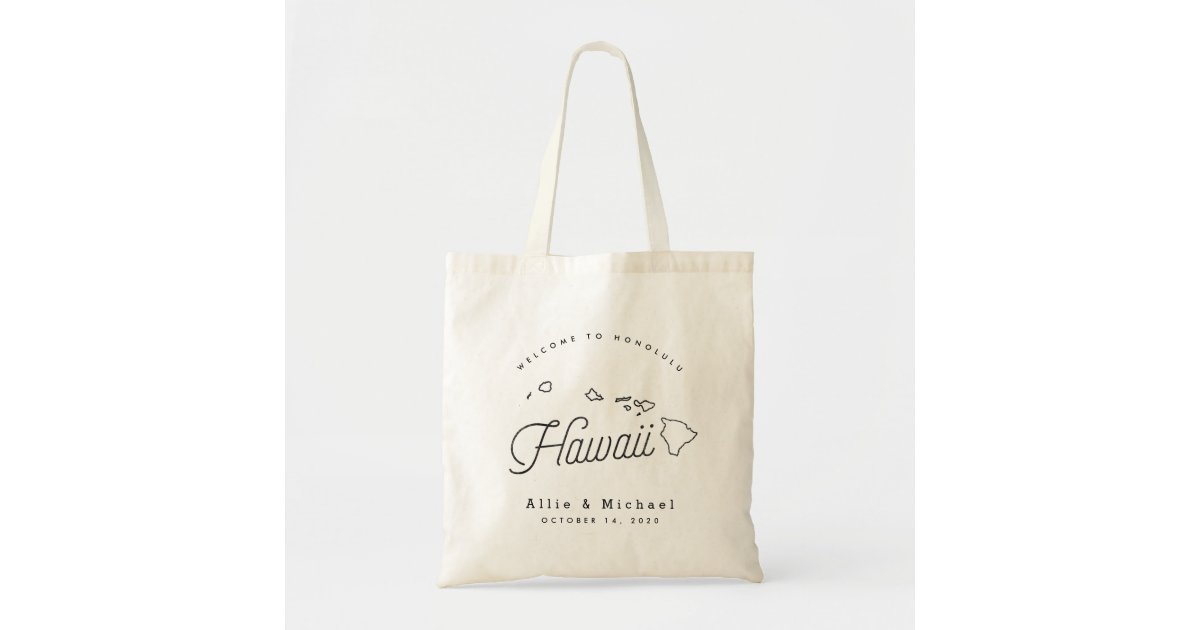 ハワイの結婚式の歓迎のトートバック トートバッグ Zazzle Co Jp