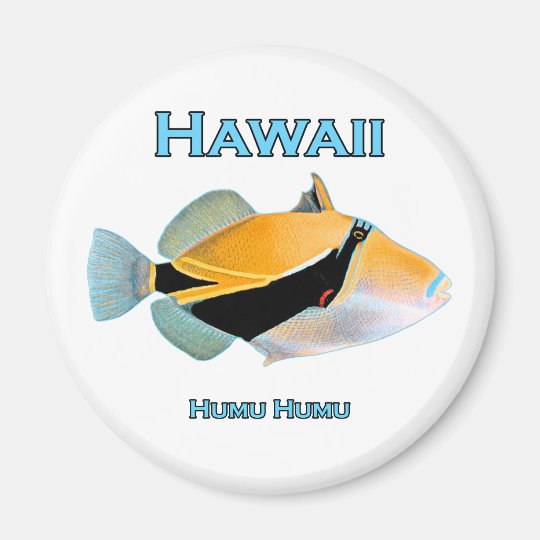 ハワイhumu Humuの魚 マグネット Zazzle Co Jp