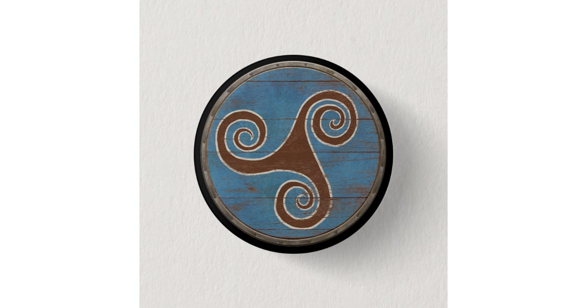 バイキングの盾の紋章 Triskele 缶バッジ Zazzle Co Jp バイキングの盾の紋章 Triskele 缶バッジ Zazzle Co Jp
