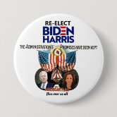 Joeバイデン氏2024 for President Photo White House 缶バッジ 