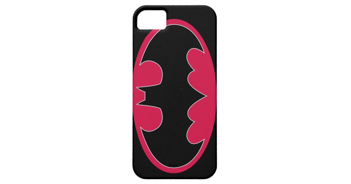 バットマン記号 赤黒のロゴ Case Mate Iphoneケース Zazzle Co Jp