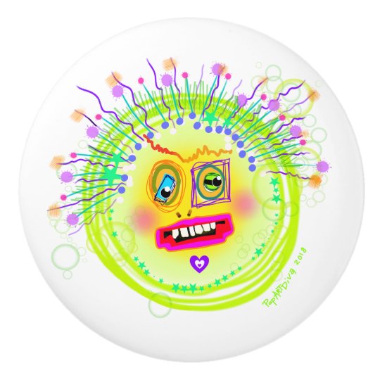 バブルスマイル メモギー絵文字アート セラミックノブ Zazzle Co Jp バブルスマイル メモギー絵文字アート セラミックノブ Zazzle Co Jp