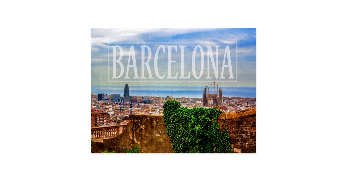 バルセロナ都市 ポストカード Zazzle Co Jp バルセロナ都市 ポストカード Zazzle Co Jp