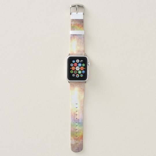 パステルレインボーストーン抽象芸術アート Apple Watchバンド Zazzle Co Jp