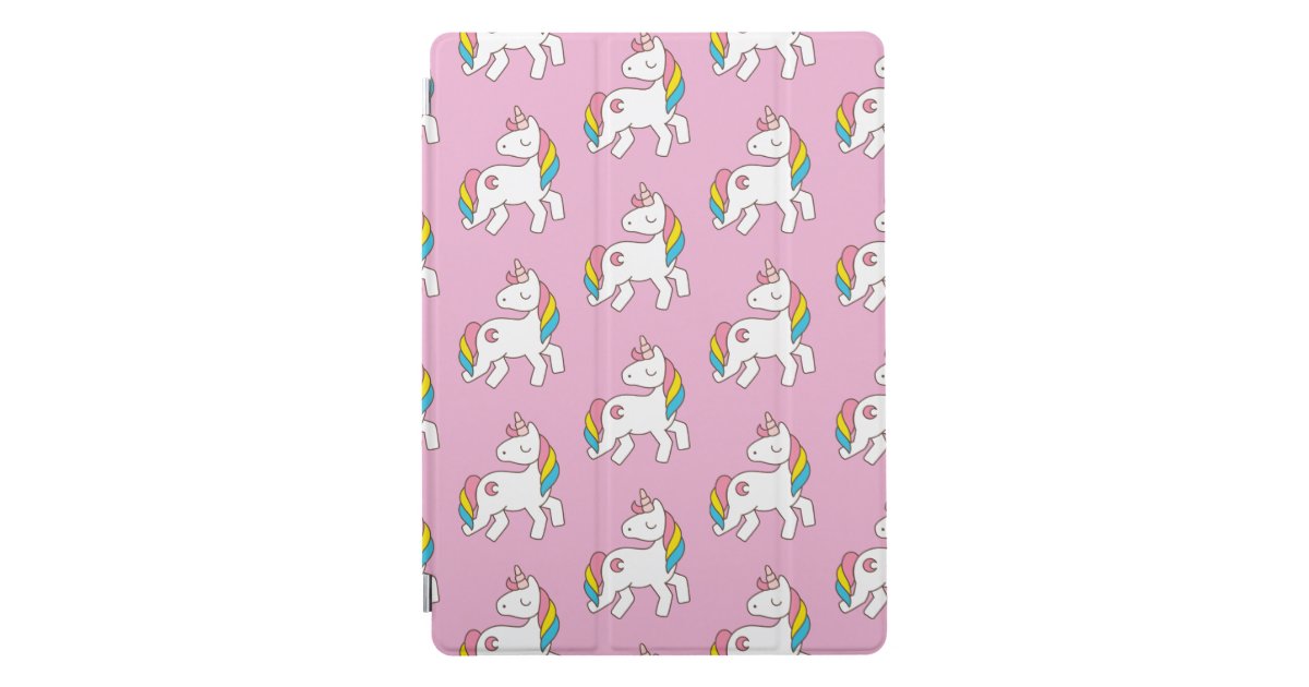 パステル調ピンクのユニコーンパターン Ipad Proカバー Zazzle Co Jp