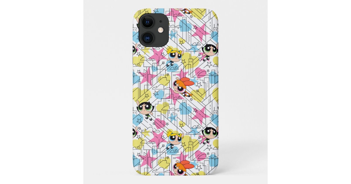 パワーパフガールズタウンズビルパターン Case Mate Iphoneケース Zazzle Co Jp