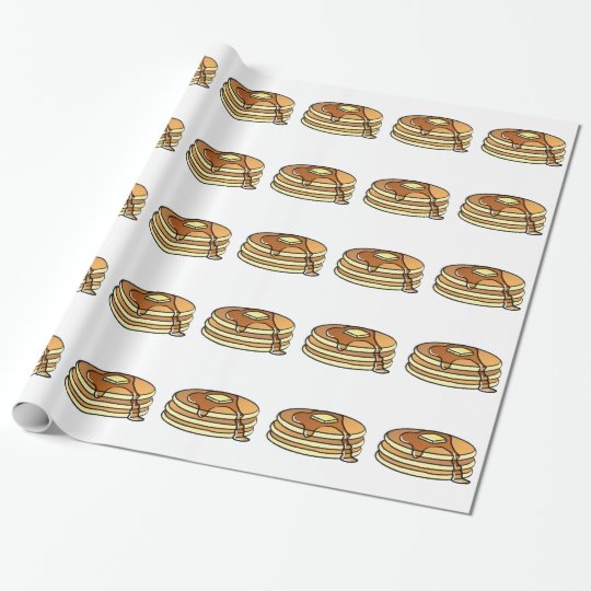 パンケーキ ギフト用包装紙の紙 ラッピングペーパー Zazzle Co Jp