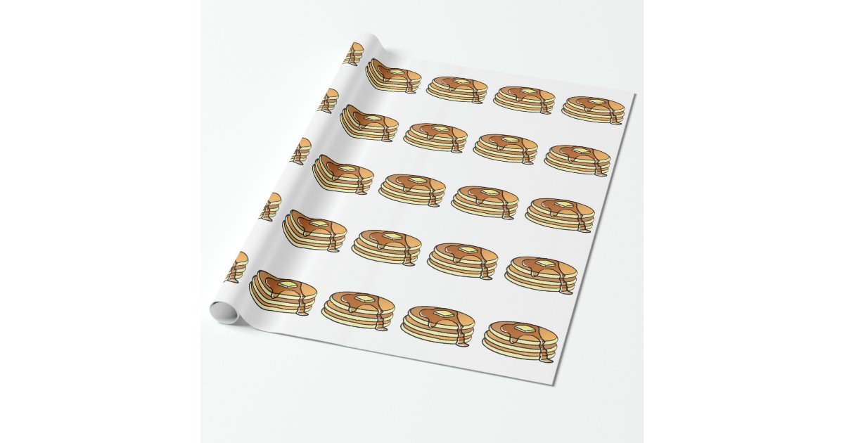 パンケーキ ギフト用包装紙の紙 ラッピングペーパー Zazzle Co Jp