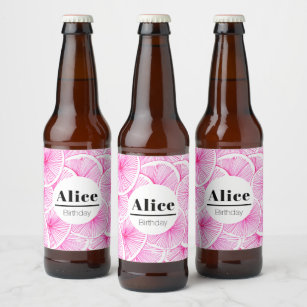 植物ビール リキュールボトルラベル Zazzle Co Jp