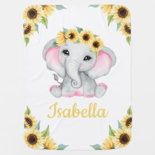 ヒマワリベビーブランケット Zazzle Co Jp