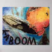 ヒンデンブルク災害 – ツェッペリン爆発 ポスター | Zazzle.co.jp